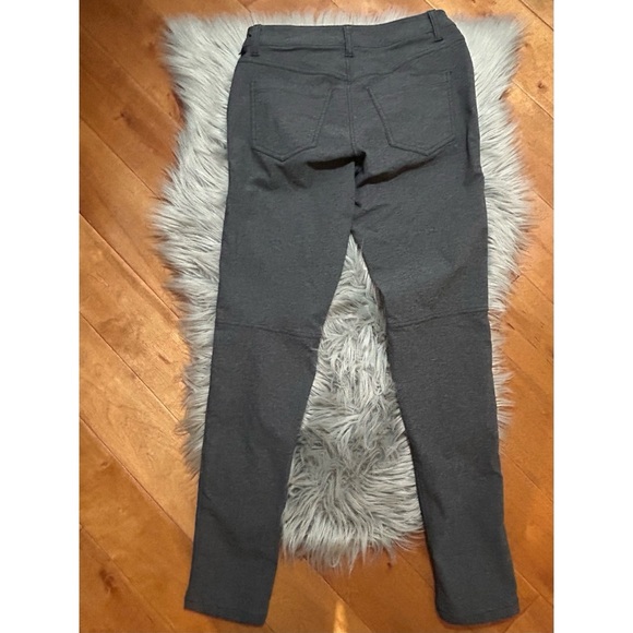 Lululemon ABC Pant Skinny Tech Canvas Heathered Black Size 28 - Picture 6 of 7